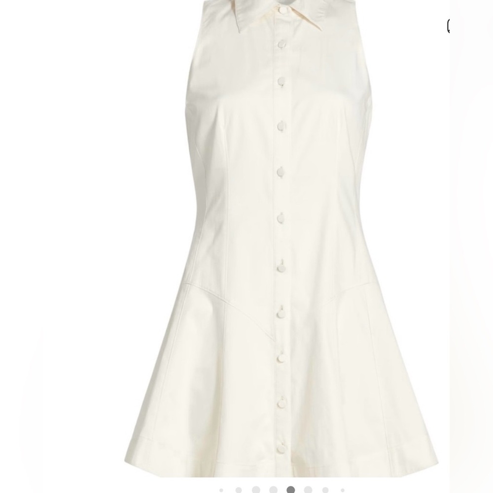 Cinq à Sept Cream Sleeveless Dress